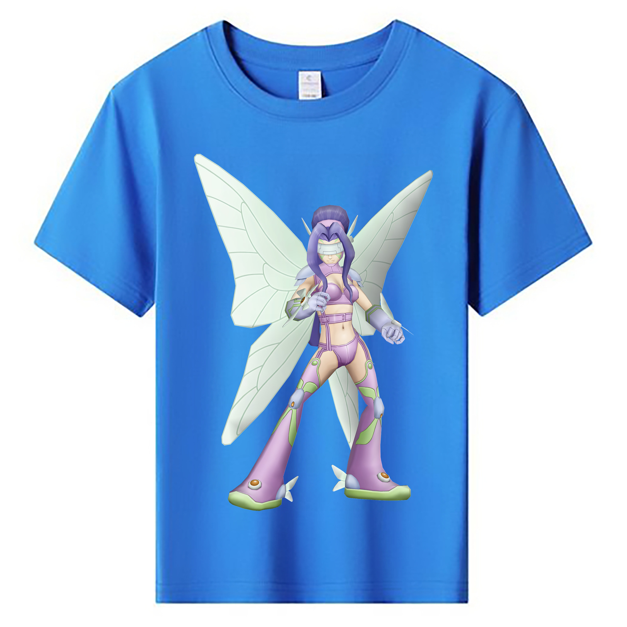 （画像用） Digimon デジタルモンスター/デジモン 綿100％キッズTシャツ（フロントプリント）